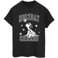 dessins animes camiseta holiday cheer para mujer