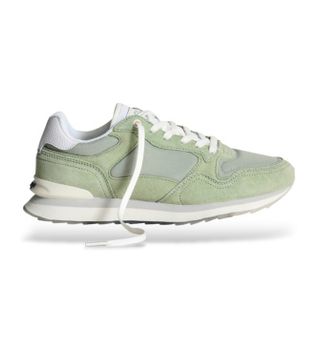 HOFF para mujer. 12502004 Zapatillas Medellín verde (36), Piel, Plano, Cordones, Casual