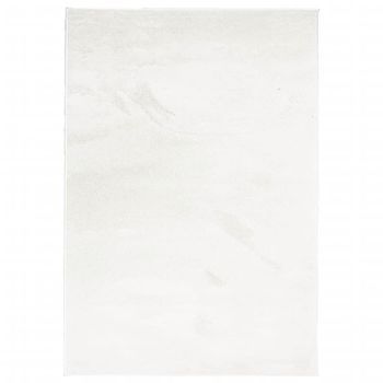 Alfombra De Pelo Corto Oviedo Crema 160x230 Cm Vidaxl