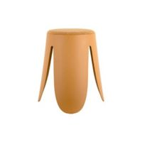 taburete de plastico h46cm - ocre