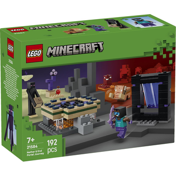 LEGO - Juego de construccion El Viaje Por El Nether Y El Portal Al End Lego Minecraft (21584)