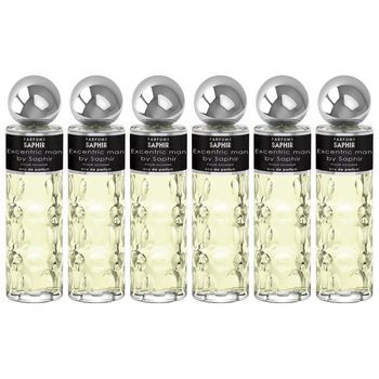 Pack De 6 Eau De Parfum Para Hombre Saphir Excentric 200 Ml