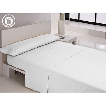 Juego De Sábanas Hosteline Iris Premium Blanco Cama De 200