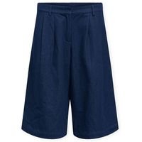 object short belinda shorts - dark blue denim para mujer