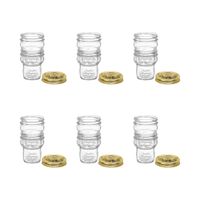 juego de 6 tarros vidrio 27 cl