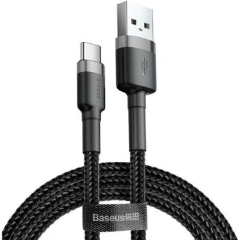 Cable USB Baseus Cafule 0,5 m USB A a USB C USB 2.0 Negro