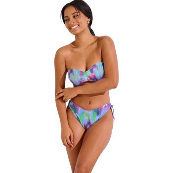 Lisca Bañador JERSEY Bañador brasileño escotado con borlas Cheek para mujer
