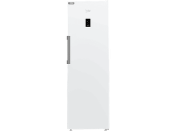 Frigorífico una puerta - Beko B3RMLNE444HW, No Frost, 186.5 cm, 365l, Puerta Reversible, Tecnología HarvestFresh, Blanco