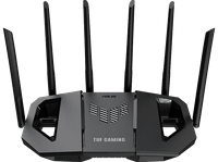 router gaming - asus tuf gaming be6500 6500 mbps mu-mimo 6 antenas 256 mb flash 1 gb ram negro