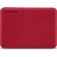 toshiba canvio advance disco duro externo 2000 gb rojo