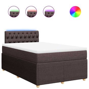 Cama Tapizada 190x120x100,5 Cm Tejido - Marrón