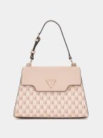 bolso de mano g wave con estampado geometrico