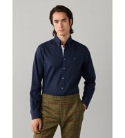 hackett london para hombre hm3010855 camisa flannel multi trim marino s casual algodon manga larga