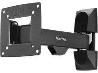 soporte tv - hama 00220820 de 10 a 26 giratorio e inclinable vesa hasta 100x100 max 15 kg negro