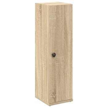 Mueble De Baño | Armario De Baño Con Portarrollos Roble Sonoma 20,5x22x72 Cm