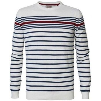 Petrol Industries Jersey Maglia Girocollo Righe White Blu Red M-1000-KWR279 BR para hombre