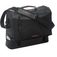 new looxs alforja varo messenger 20l impermeable poliester 420d negro con reflectantes 43x28x17 cm
