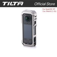 tilta-kit de jaula de camara completa para insta360 x5 protector de accesorios con placa de montaje horizontal ta-t90 gris titanio