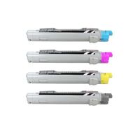 compatible multipack epson aculaser c4200dtn printer toner cartridges 4 pack -c13s050245