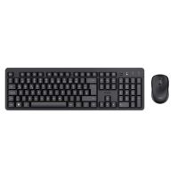 trust tkm-360 combo teclado inalambrico  raton inalambricos 1600dpi negros
