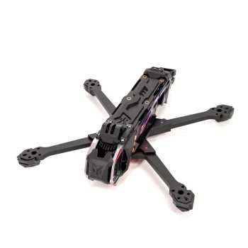 HGLRC Nblade MAX de 5 pulgadas Ture X / Kit de marco DC compatible con DJI O4 PRO / DJI O3 Air Unit / VTX analógico para