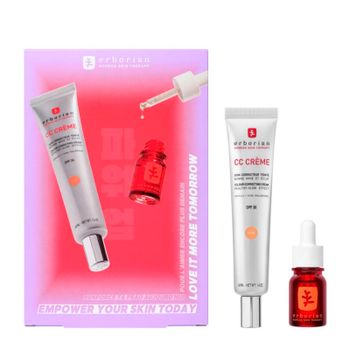 Erborian Cosmética Facial Skin Teraphy CC cream Clair Estuche