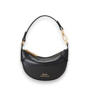 polo ralph lauren para mujer 427938050001 bolso de piel media luna negro osfa casual
