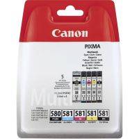 canon pgi-580cli-581 pack 2 cartuchos tinta original negro  tricolor