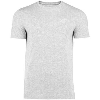 4F Camiseta 4FSS23TTSHM536CHODNYJASNYSZARYMELAN para hombre