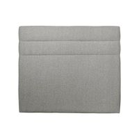cabecero de cama 2 lineas ascot  taupe  120 x 80 cm
