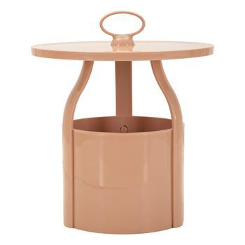 Mesa Contenedor De Pp Rosa, Ø 44x44 Cm