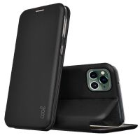 cool funda flip cover elegance negro para iphone 14 pro