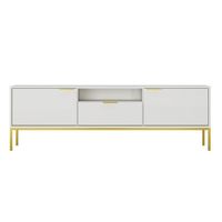 mueble tv 175 cm tableros de particulas blanco