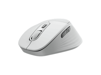 Ratón inalámbrico - Logitech M850 L, Bluetooth, Reposamanos, Multidispositivo, Botones personalizables, PC-Mac, 4000ppp, Clics silenciosos, Blanco