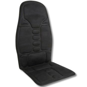 Asiento Masaje Calefactable Espalda Lumbar - Bodylife Backrelax Pro Gris