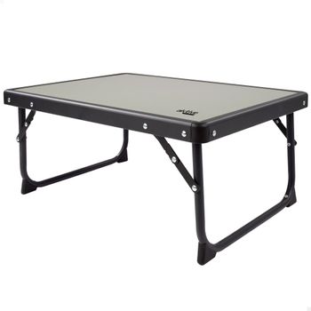 Mesa Plegable Baja Aktive, 56x40x25 Cm, Gris y Negro