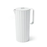 jarra de polipropileno blanco mate