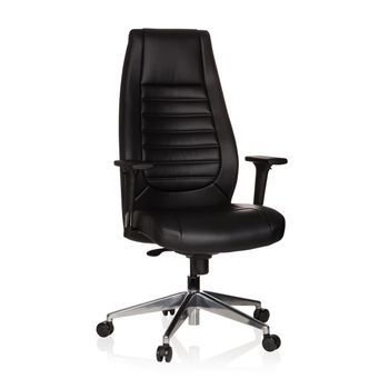Silla De Oficina, Sillón De Dirección Vitoro Cuero Sintético Negro