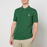 ps paul smith zebra cotton-pique polo shirt - s