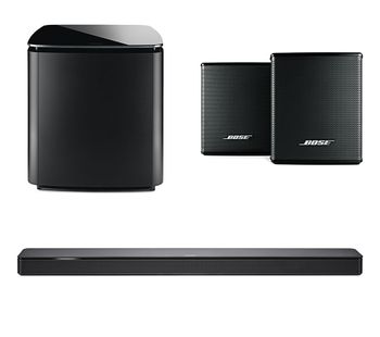 BOSE Soundbar 500, Bass Module 700 & Surround Speakers Bundle, Black
