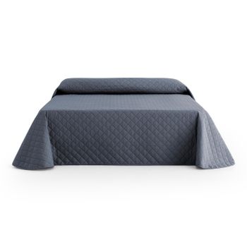 Hipermanta Colcha Bouti Acolchada Reversible Bicolor para Cama de 135 (230x270cm) Varios Colores a Elegir - Fabricado en España