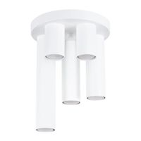 plafon vaza blanco 5 luces