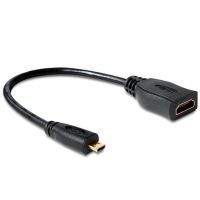 cable hdmi delock 65391 023 m conector estandar a micro negro