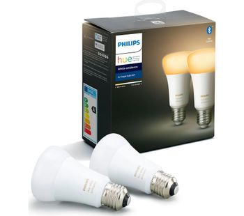 Hue White Ambiance Bluetooth LED Bulb - E27, Twin Pack, White