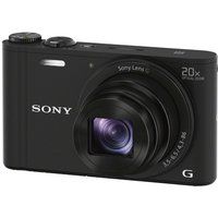sony cyber-shot dsc-wx350b superzoom compact camera - black black
