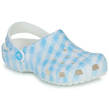 Crocs Zuecos Classic Gingham Clog K para niña