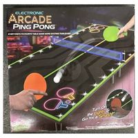 mesa de ping pong con luces led 100x50 cm tender toys
