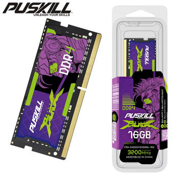 Memoria RAM para Portátil PUSKILL DDR4 SODIMM, 16GB 8GB 3200MHz 2666MHz, para Actualización de Portátiles