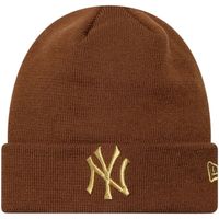 new-era gorro wmns metallic logo beanie new york yankees hat para mujer
