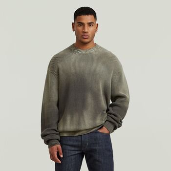 G-Star Raw Jersey D28576-C868 SUNFADED LOOSE R KNIT-273 TURF para hombre